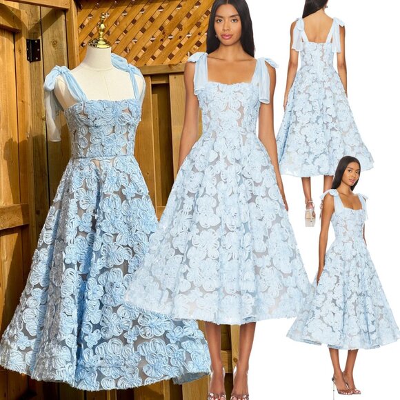 Bronx and Banco Dresses & Skirts - 🆕 BRONX & BANCO 🧿 NWOT Sabrina Blue Midi Dress, Sz S - US 4